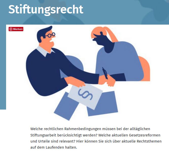 Transparenzregister Bundesverband Deutscher Stiftungen Stiftungsrecht